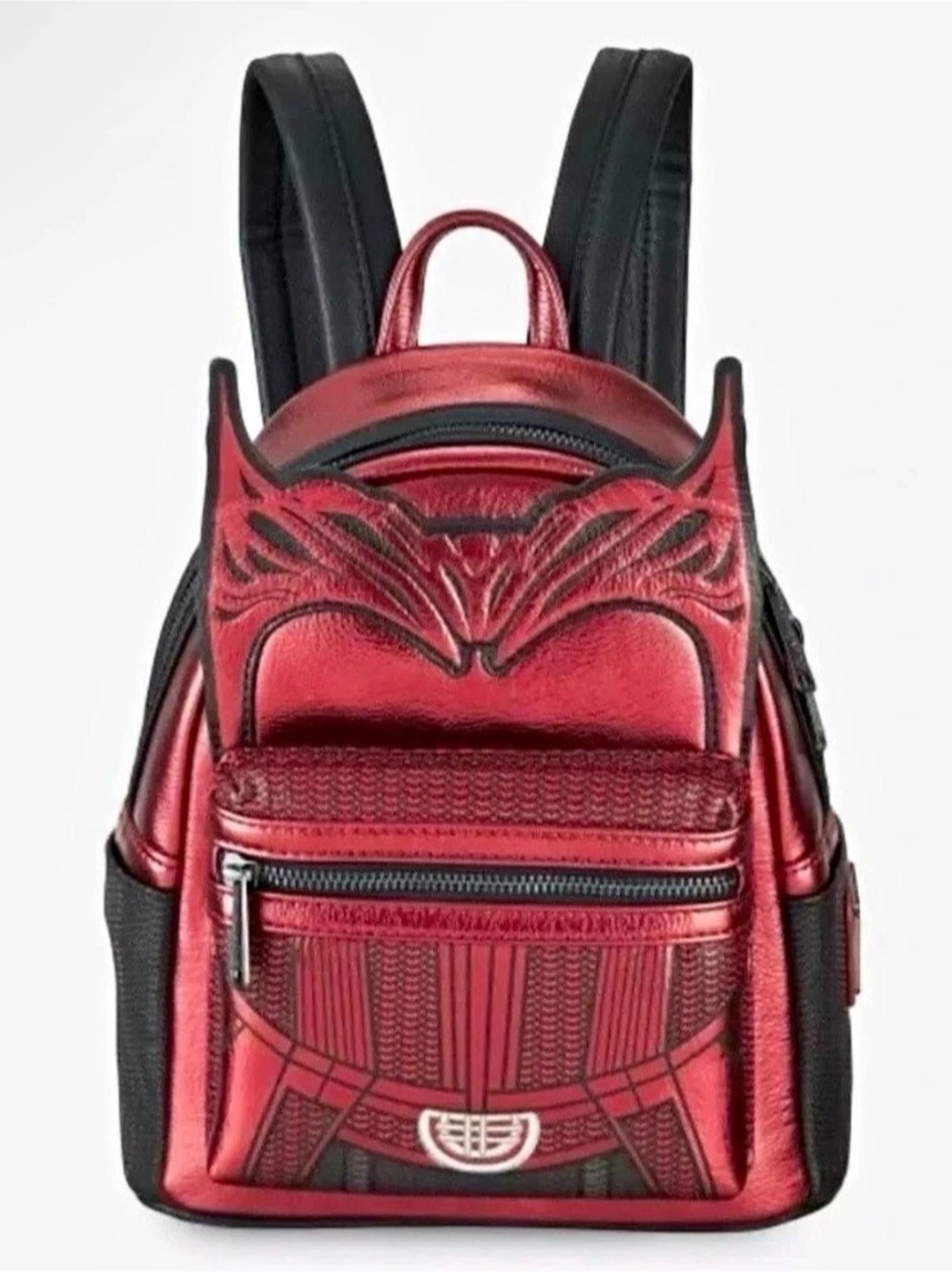 Loungefly Marvel Scarlet Witch Cosplay Mini Backpack Red & Black NWT